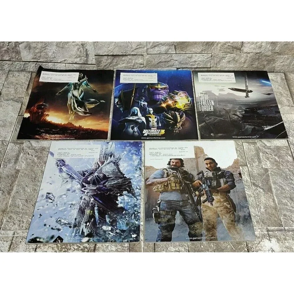 Lot Of 5 Game Informer Magazine Issues 313, 314, 315, 316, 317